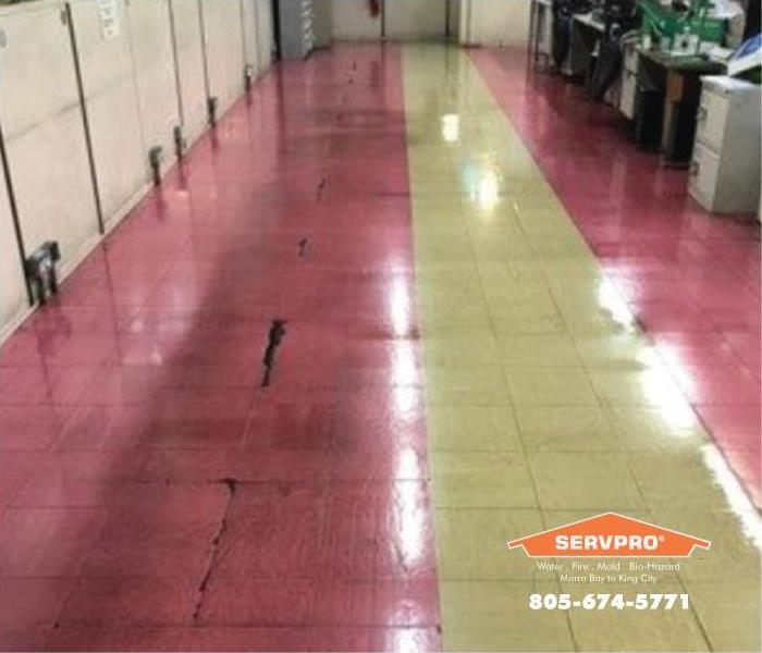 a picture of a clean commercial building floor